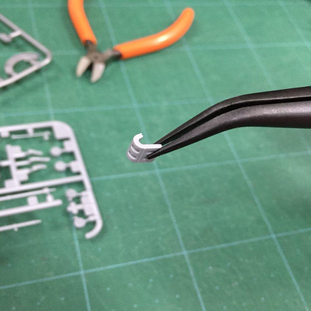 FUJIYA 303T-150 Bent-Tip Tweezers Pliers, Smooth Jaws, Spring-Loaded, No Cutter