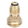 Solid Brass Propane Tank Adapter Converts POL to QCC1/Type1 For LP Tank Service Valve POL to QCC1 Adapter Quick Connect