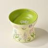 Non-Slip Cat Canned Food Bowl Rabbit Flower Water Bowl Stylish Pet Feeding Bowl  Pet Supplies
