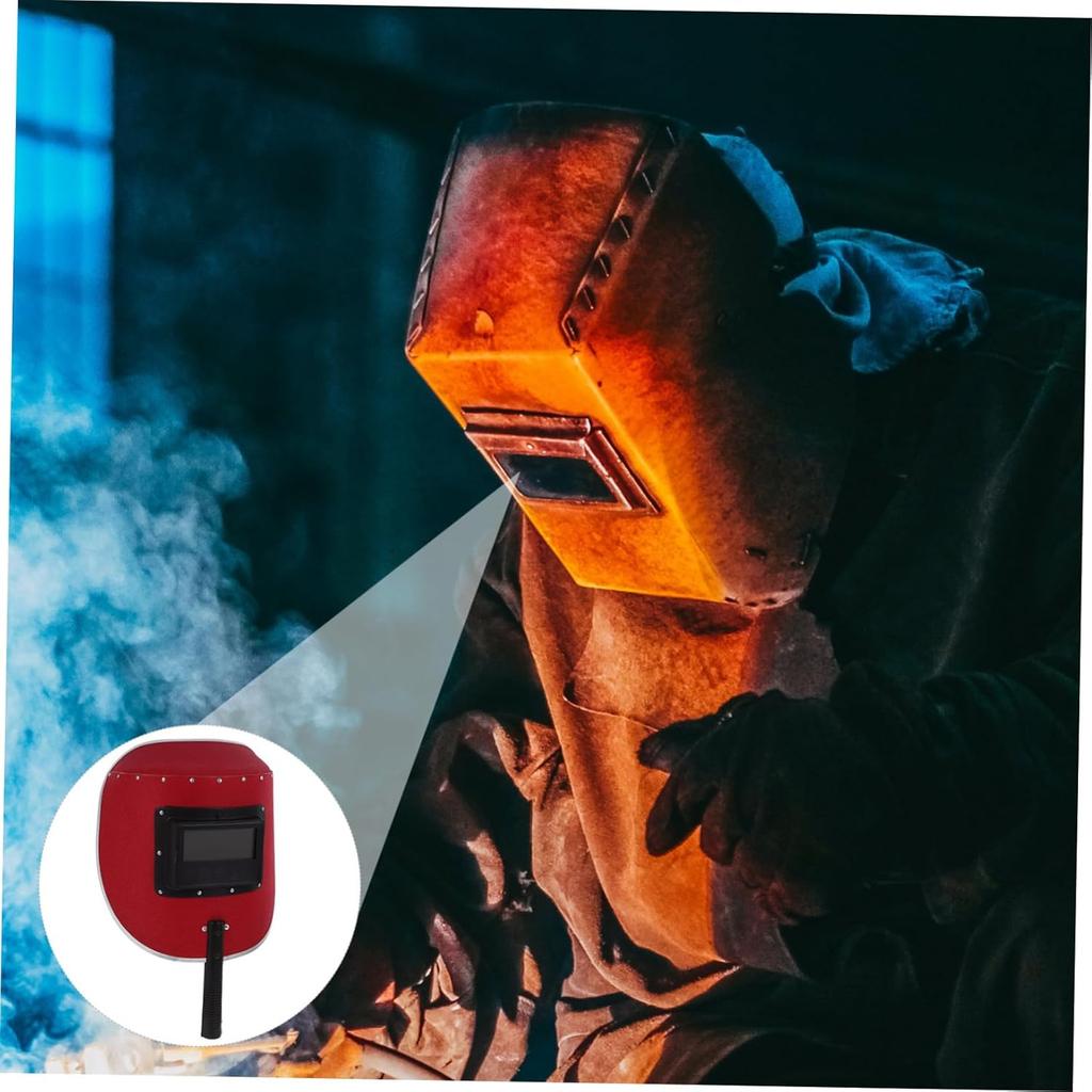 Сварочная маска Маска Сварочная Ручная Сварочная Ручная Самозатемняющийся Сварочный Шлем Шлифовка Сварочные Щитки Маска для Сварки Сварщик Ручная Дерево Красный