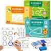 Magical Tracing Workbook Montessori Child Drawing Tablet Pen Control Training Color Shape Math Match Game Set Toddler Learning