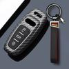 ABS Carbon Car Key Case Cover Bag Shell Q8 RSQ8 A6 C8 S6 RS6 A7 S7 RS7 A3 8Y A8 D5 4N RS E-tron GT Q4 Q7 4M Accessories