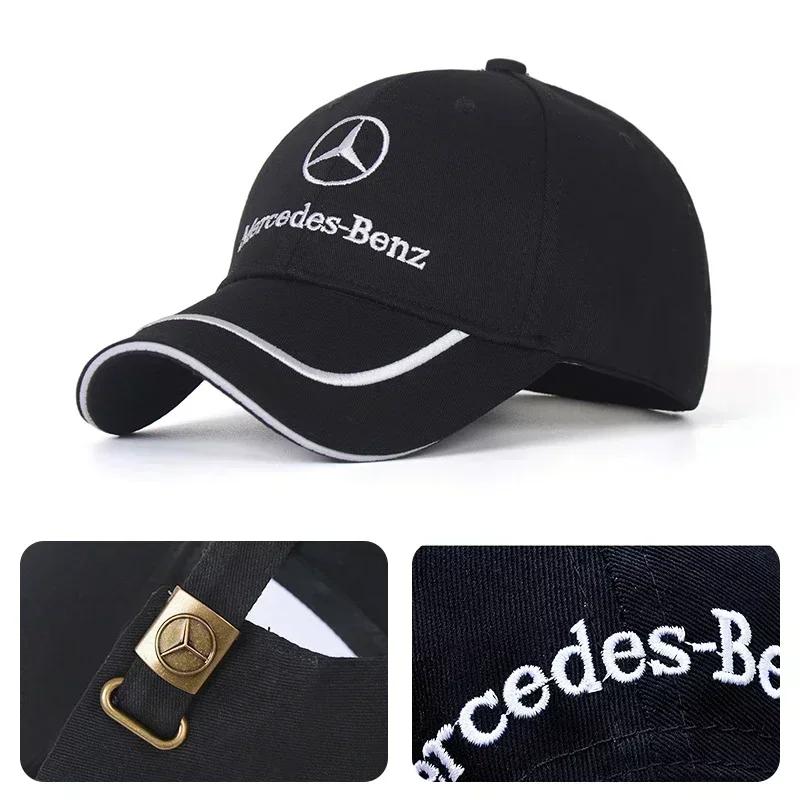 XCCWN1 C200 E200 Новая Для Mercedes Benz Для Mercedes Benz AMG Вышивка Эмблемы Автомобиля Кепка-Snapback Бейсболка Весна и Осень Наружная Регулируемая