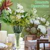 70/75 шт. Искусственное эвкалиптовое растение, Поддельный лист эвкалипта, Цветок, Сад, Свадебное украшение, Аксессуары для композиции, Для декора дома