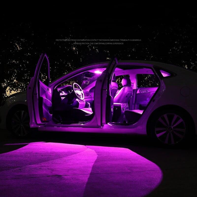 Для Hyundai Solaris Accent Verna RB HC 2012 2013 2014 2015 2016 2017 4 шт. автомобильные светодиодные лампы 12 В лампа для чтения аксессуары для освещения багажника