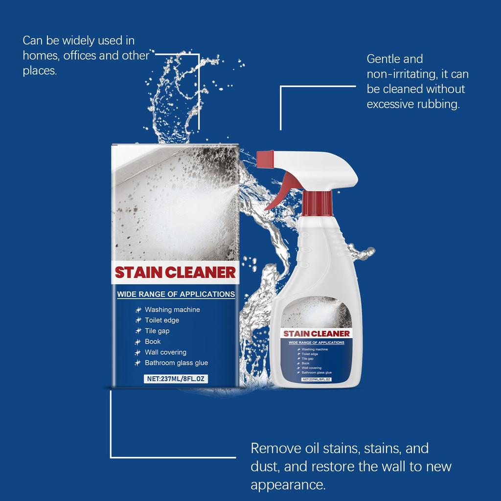 Mold Cleaner 237ml, Kitchen, Bathroom, Toilet, Wall Stain Remover Spray, Powerful Household Cleaner Mold Removal Spray