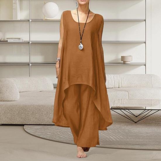 Халат, брюки, костюм, модный повседневный свободный жилет больших размеров, женская одежда