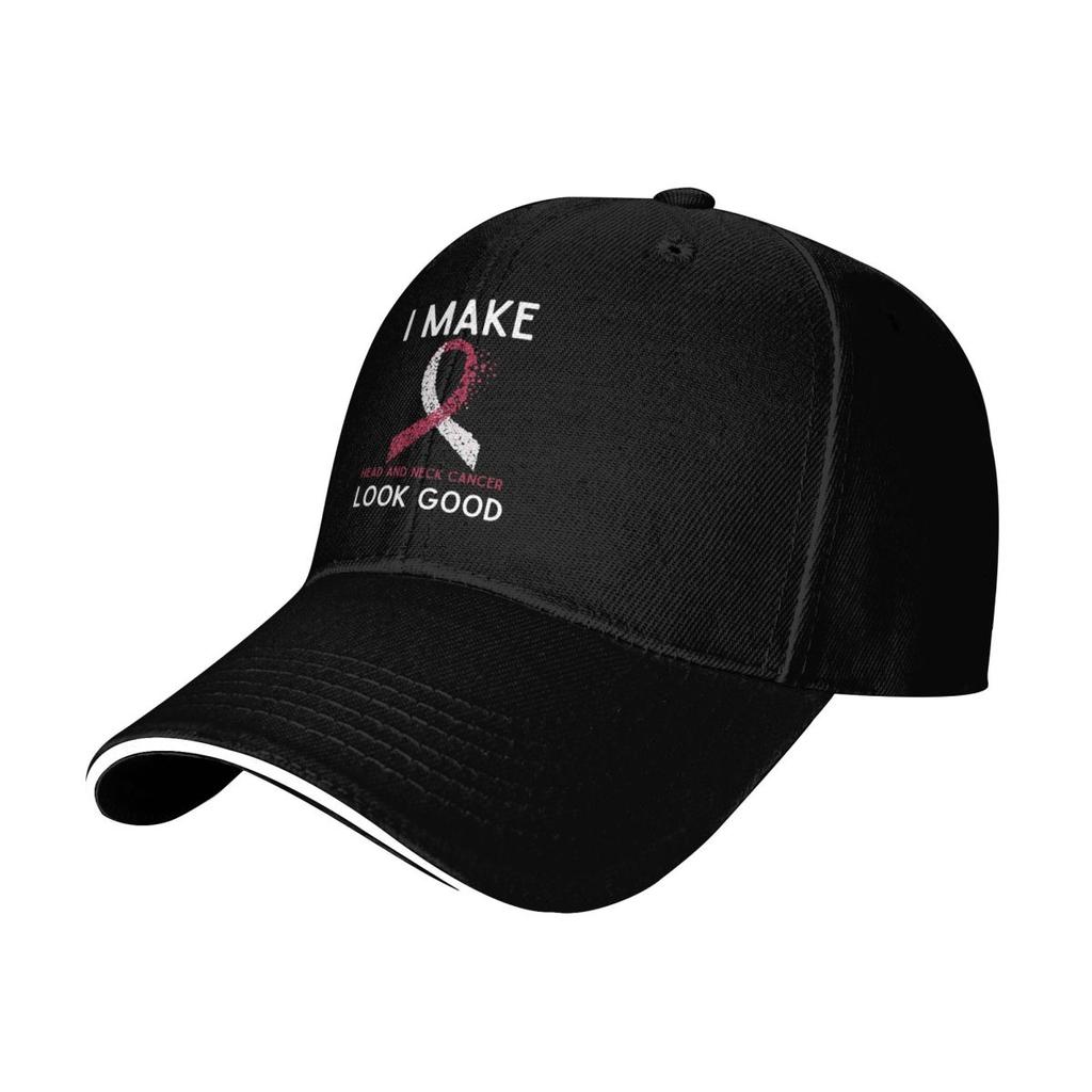 Head And Neck Cancer Awareness Ribbon Warrior Baseball Caps Snapback Baseball Hats Breathable Casual Casquette for Men And Women