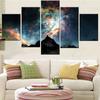 5 Pieces Wall Art Canvas Painting Starry Sky Abstract Landscape Poster Modular Pictures Home Decoration Modern Living Room