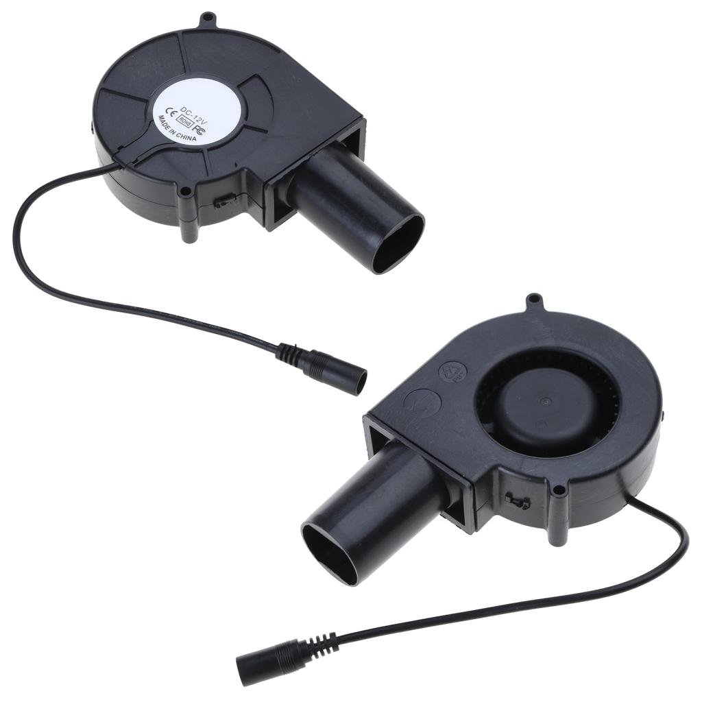 Portable BBQ Fan for DC 12V 20W 5.5x2.1mm Air Turbo Blower for Barbecue Picnic Camping Fire Charcoal Starter Cooking Too