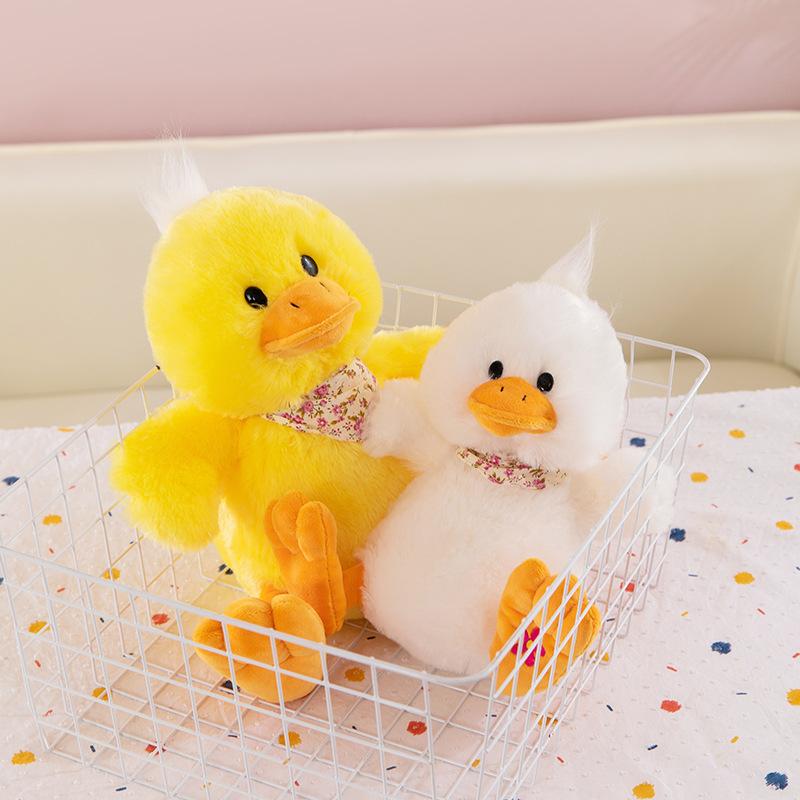 Новая Милая Маленькая Желтая Утка Кукла Плюшевая Игрушка Маленькая Утка Утешающие Куклы Дарят Подарки Детям Девочкам