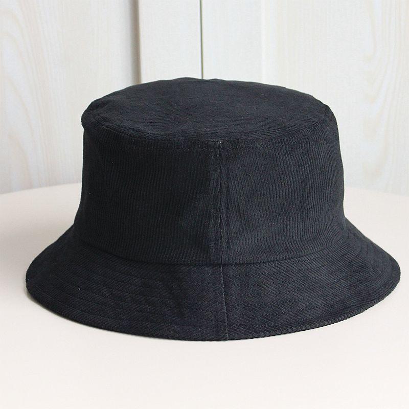 Adult Large Size Fisherman Hat Lady Big Size Corduroy Bucket Hat Men Plus Size Panama Hats 56-60cm 60-63cm