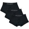 Emporio Armani Low-Rise Boxer Briefs, 3-Pack, 111610, Black, Size L [Parallel Import]