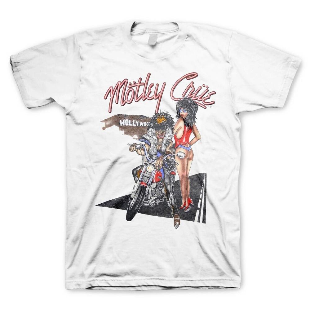 MOTLEY CRUE cd lgo ALLISTER FIEND MOTORCYCLE Official SHIRT LG New shout theatre Unisex T-Shirt