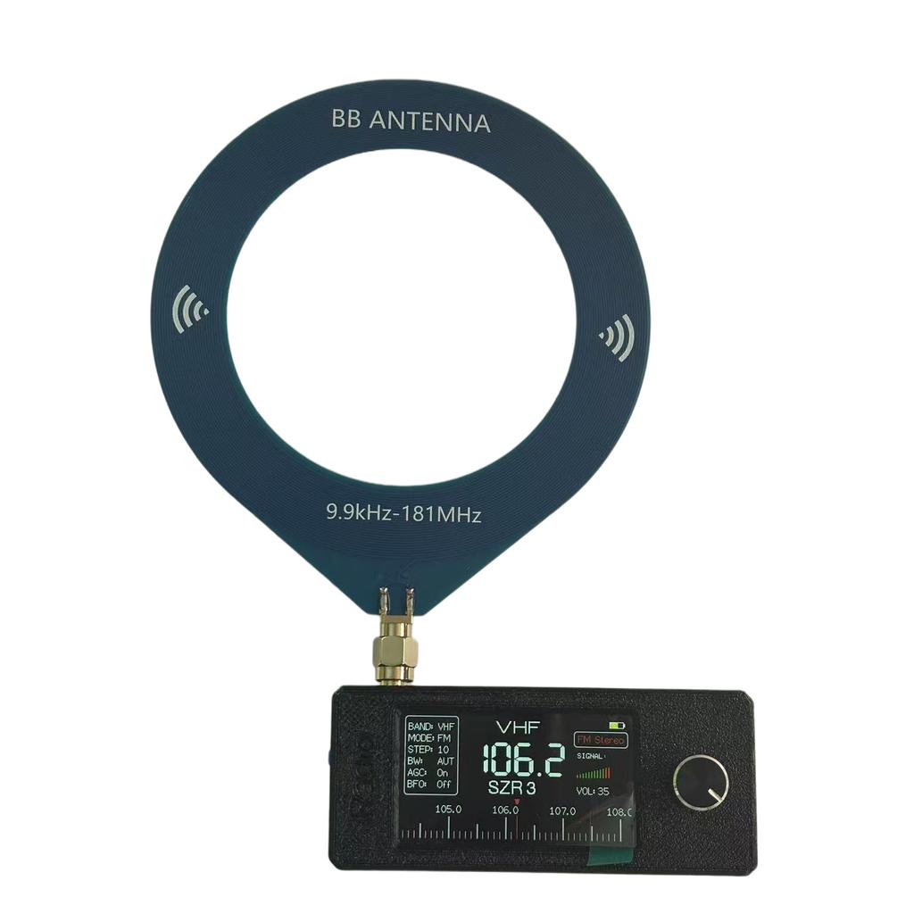 1,9-дюймовый IPS-экран LSB USB AM FM FM/AM радио с антенной 0,5-108 МГц SI4732 Мини карманное радио HF SW MW VHF радио