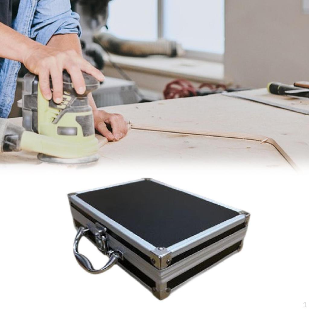 Ящик для инструментов из алюминиевого сплава, жесткий кейс для переноски, вместительные многоцелевые переносные ящики для деталей для оборудования