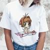 Футболка Card Captor Sakura Magic Girl Футболка Одежда Корейская футболка Смешной женский топ Harajuku
