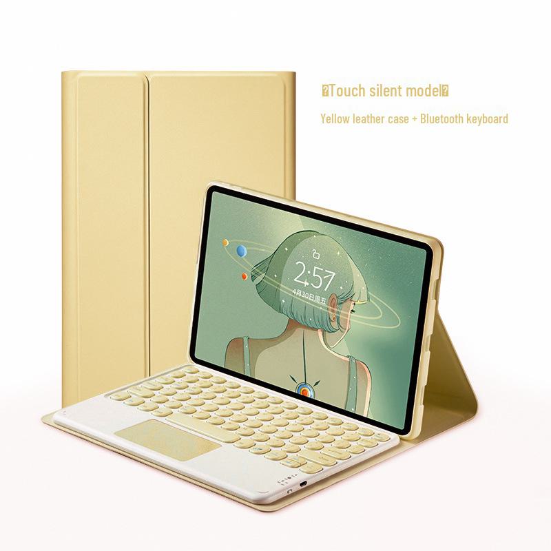 Чехол-клавиатура Bluetooth из кожи для iPad Pro 11 10-го поколения 10.9 со слотом для стилуса - Магнитный защитный чехол для планшета 10.2