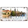 30X15CM Welcome To Prague Vintage Metal Tin Signs Retro Travel Souvenir Plaque For Wall Art Shop Club City Home Decor
