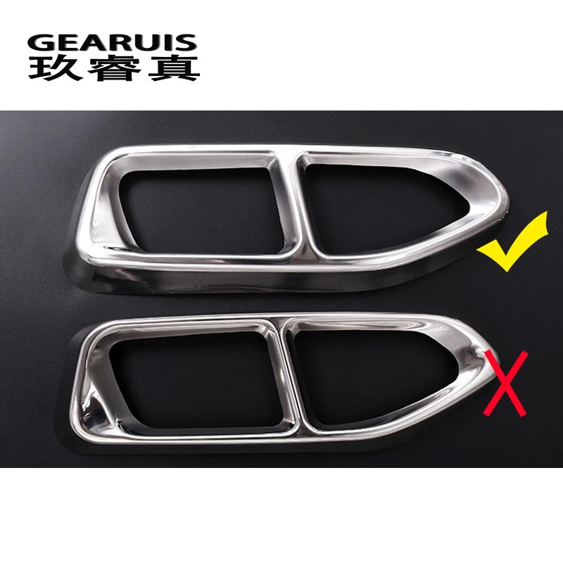 Стайлинг автомобиля Rline хвостовое горло выхлопная труба для BMW 7 серии G11 G12 крышка выхлопной трубы автомобиля наклейка наконечник глушителя авто