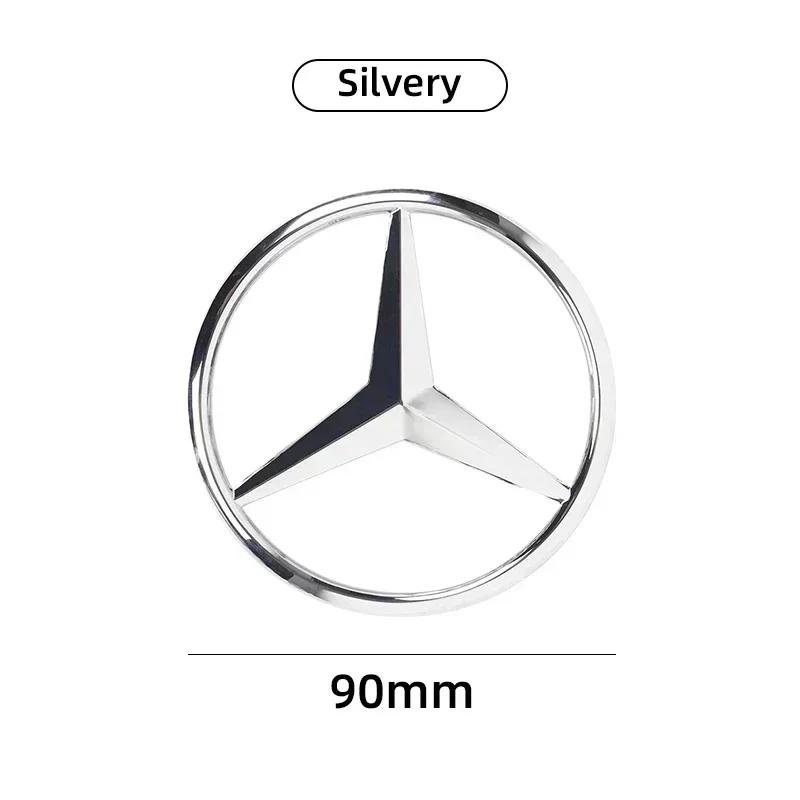 1Pc 9cm ABS Car Rear Badge Decal Trunk Emblem Sticker For Mercedes Benz S320 W164 W203 W204 W168 C180 E320 A200 CLA CLK CLS ML GM1
