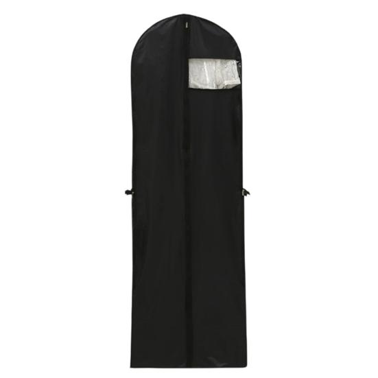 Подвесная сумка для свадебного платья Прочная моющаяся Дышащая с ручкой на молнии Пыленепроницаемый складной чехол для одежды