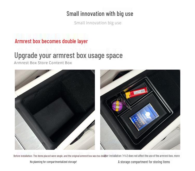 Avatr 12 Center Console Armrest Storage Box - Car Accessories