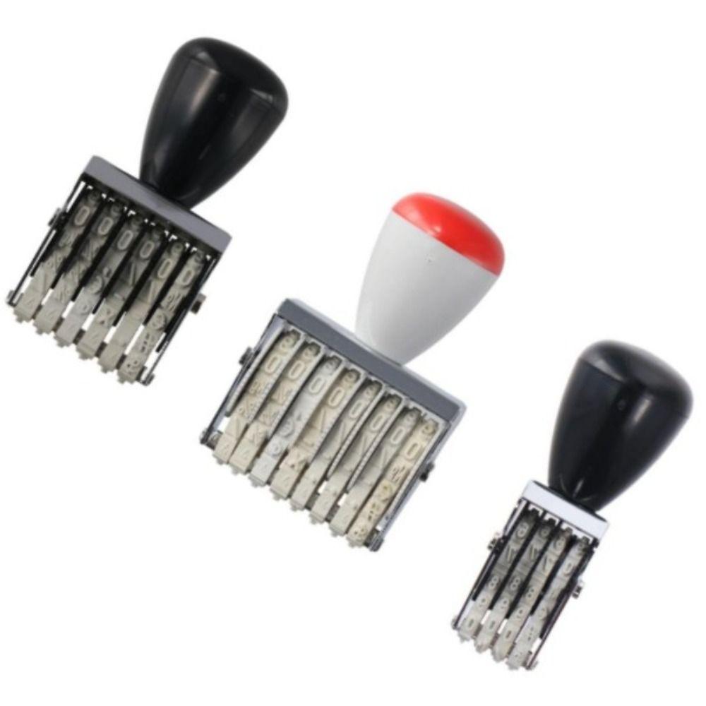 Personalized Roller Stamps Changeable Business Stamps Multi-Function Number Stamp Office