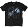 Pink Floyd Machine Greeting Blue Slim Fit Black Unisex T-shirt