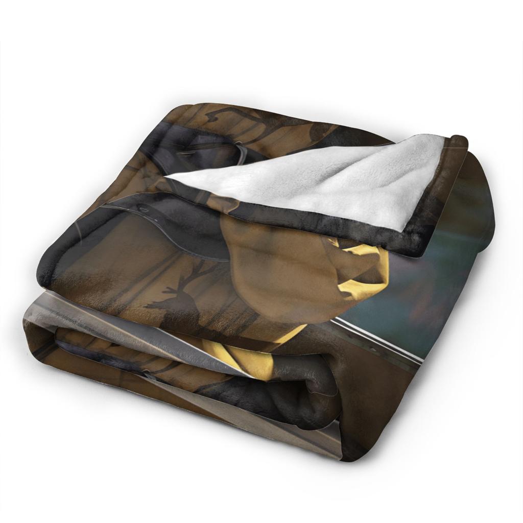 Lyonel Baratheon Throw Blanket Comfortable Funny Blanket For Living Room Travel Office Flannel Bedspread Bed Cover