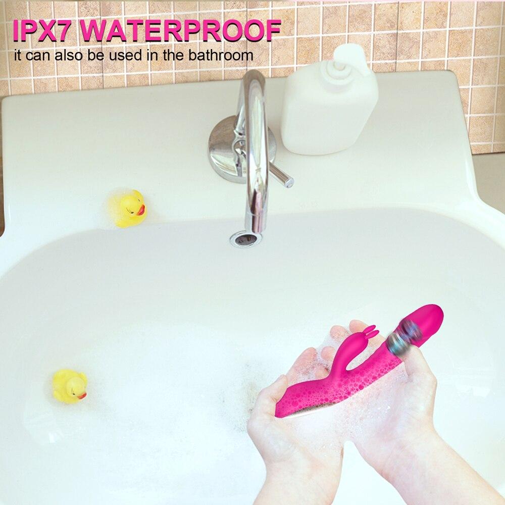 Стимулятор клитора кролика, массажер для точки G, влагалище, женский мастурбатор, фаллоимитатор, вибраторы, секс-игрушки для женщин