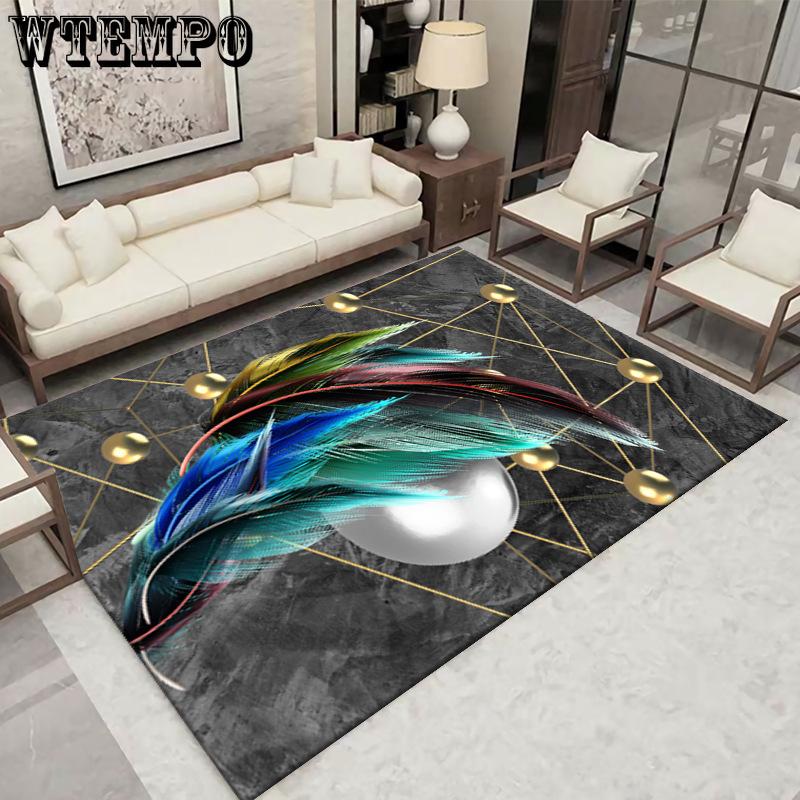 Nordic Style Thicken for Bedroom Rug Living Room Decoration Floor Mat Large Area Home Non-slip Carpet Cloakroom Washable Carpets