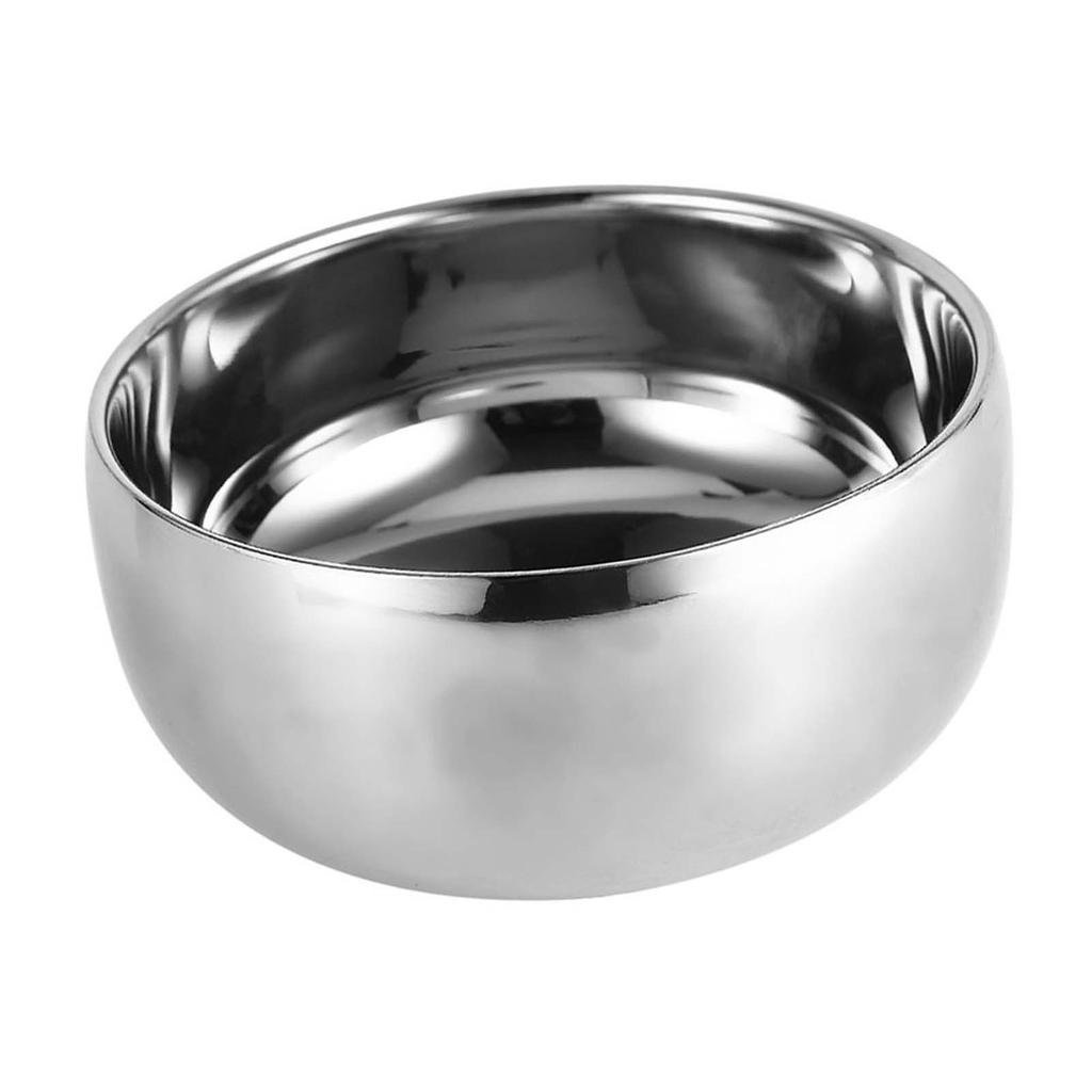 Men Wet Shaving Soap Mug Bowl Silver Metal Face Cleaning Health Care Shave Tool With Lid