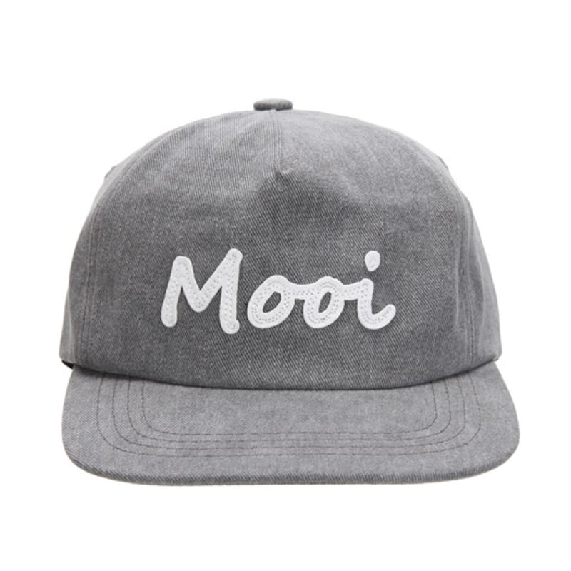 MooiHead Mooi Аппликация Свинья Био Бейсболка_Угольный