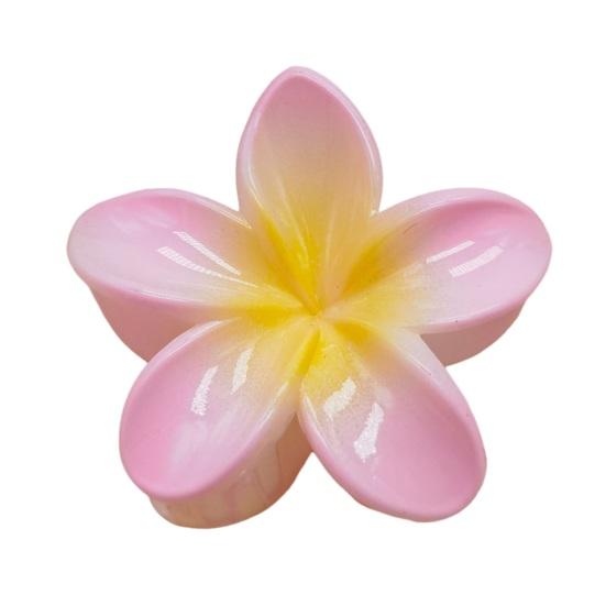 Женские летние коготки для волос яркого цвета в форме цветка, заколка для волос, маленькая заколка в виде акулы, зажим для волос на спине, душ, коготь для волос, аксессуары для волос