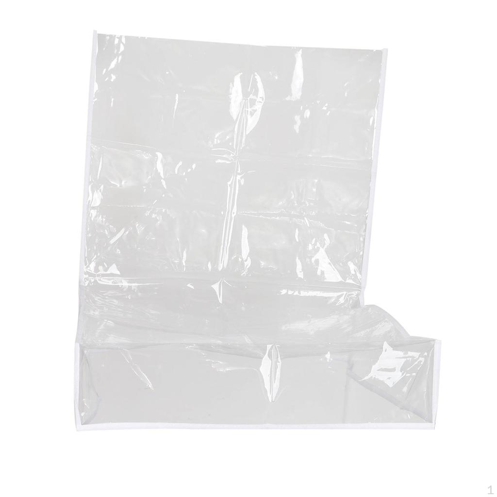 Прозрачный чехол для обеденного стула из ПВХ, чехол для кухни, защита от шерсти домашних животных, прозрачный, утолщенный, полное покрытие