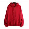 Unisex Plus Size Fleece Lined Zipper Hoodie Jacket