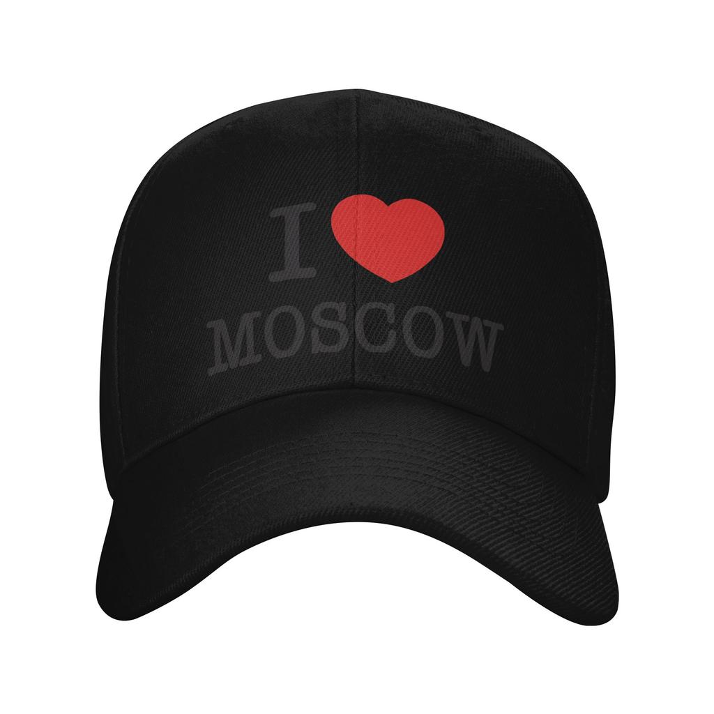 Я люблю Москву Кепка Бейсболка Винтажная Тракерская Кепка Летняя Для Пары Женская K-pop Рок Кепка Snapback
