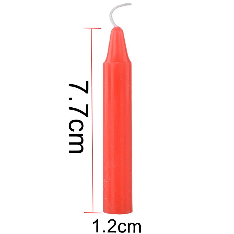 11PCS Exquisite Mini Taper Halloween Candle Mixed Colored Long Rod Christmas Candles Birthday Wedding Decorations Handmade Wax