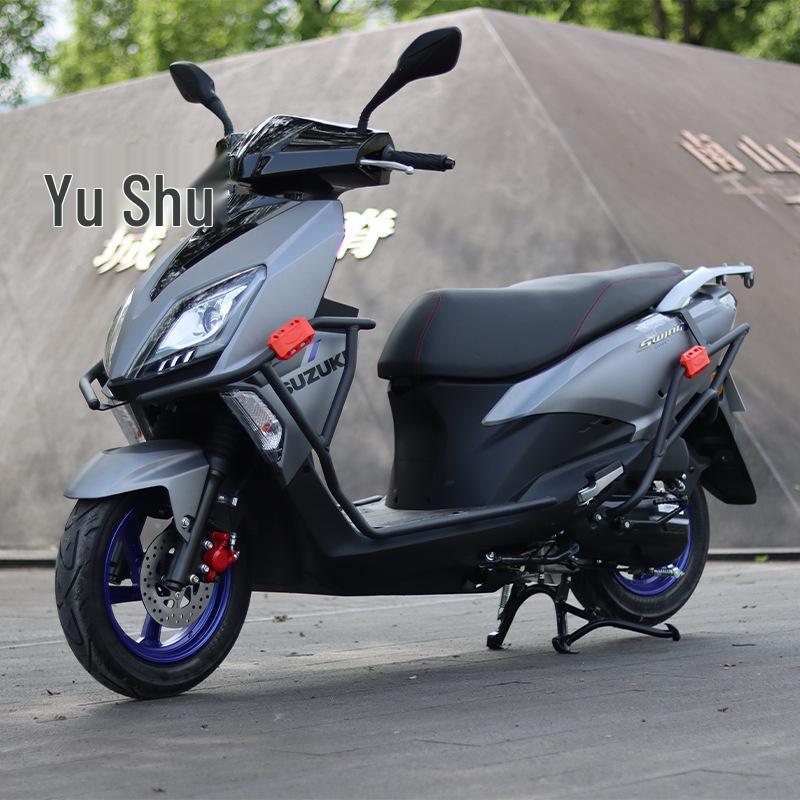 Легкий Мотоцикл Suzuki UY125 Защитные Противоударные Дуги - Передний и Задний Бамперы из Углеродистой Стали