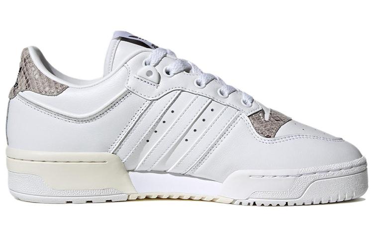 adidas Женские Rivalry Low 86 'Белая змеиная кожа' Женские HQ7019