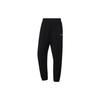 Quick-Drying Cool Ice Silk Cuffed Casual Mid-Waist Knitted Sports Pants Men Pants Black AKLU819-2