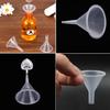 3 Pieces Mini Small Clear Plastic Funnels for Bottle Filling Home Kitchen Tools