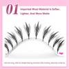Набор пучковых ресниц 12 рядов Comic Wings Индивидуальные ресницы Ручной работы Накладные ресницы Инструменты для макияжа глаз