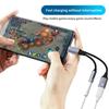 Кабель-переходник USB Type C на 3,5 мм PD 60 Вт USB AUX с адаптером 2-в-1 для разъема для наушников, аудиокабель для Xiaomi Huawei