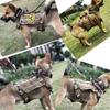 Арм Дог Военный Средний Размер Собаки M Королевский Шлейка Анти-Натяжение, Регулируемый, Стиль, Тренировка, Прогулка, (коричневый)
