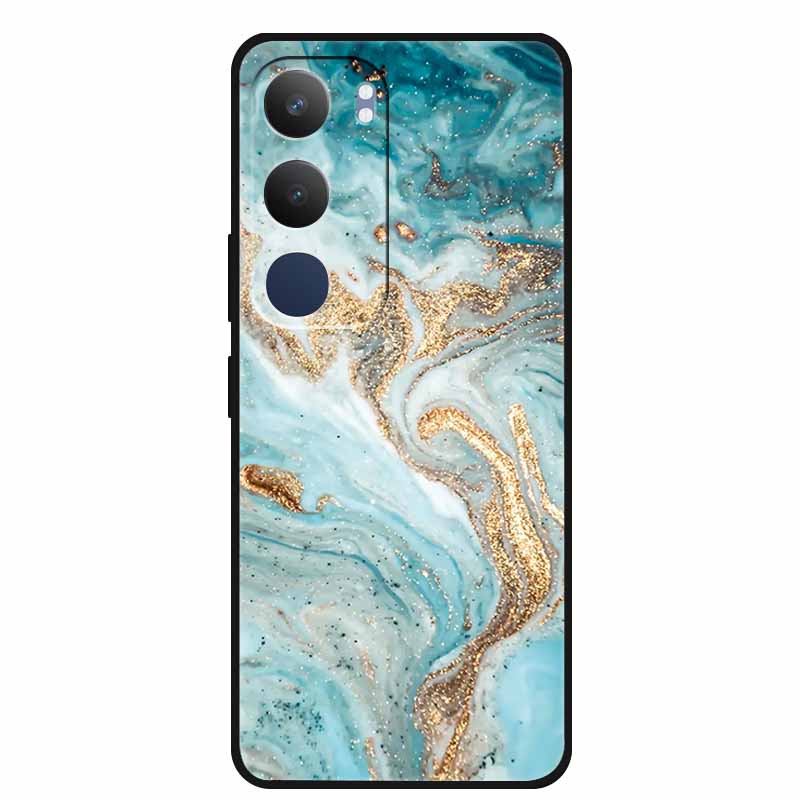 Чехол для Vivo Y19s 4G Y 19s 6.68" Мягкий силиконовый ТПУ чехол для телефона для Vivo Y19s Pro 4G Мультяшное животное Ударопрочный чехол Y19 s Pro 4G
