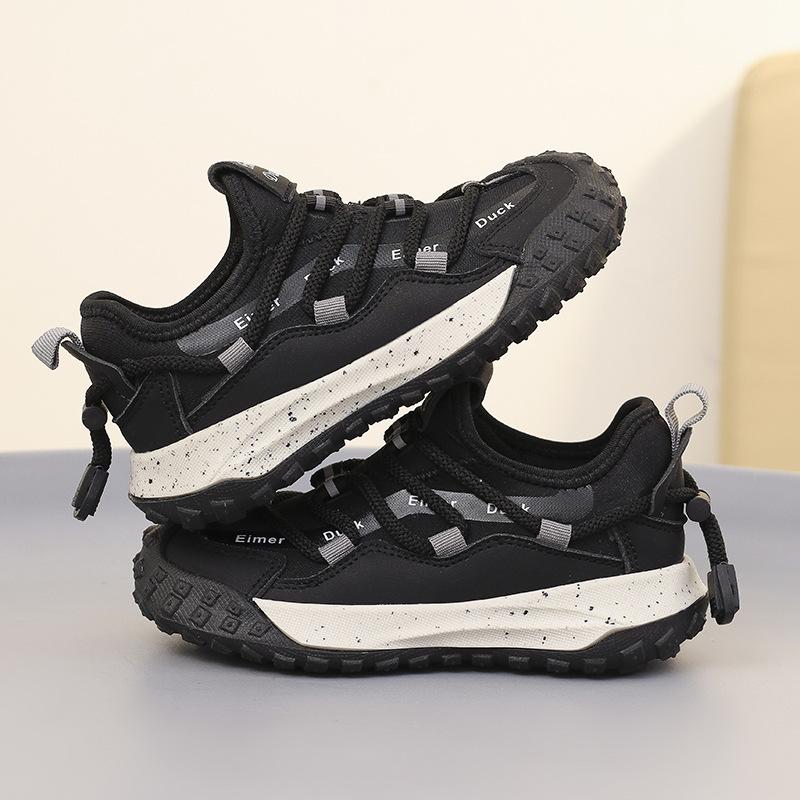 Children's Sports Shoes 2025 New Autumn Foot Cover Classmates Girls Dad Shoes Breathable Single Shoes Casual Boys Shoes