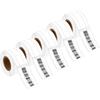 GREENCYCLE 5 рулонов этикеток для папок, совместимых с Dymo 30327, 9/16" x 3-7/16", LW 1-Up, белые бумажные этикетки для принтеров LabelWriter 450 Duo, 4XL, 400,