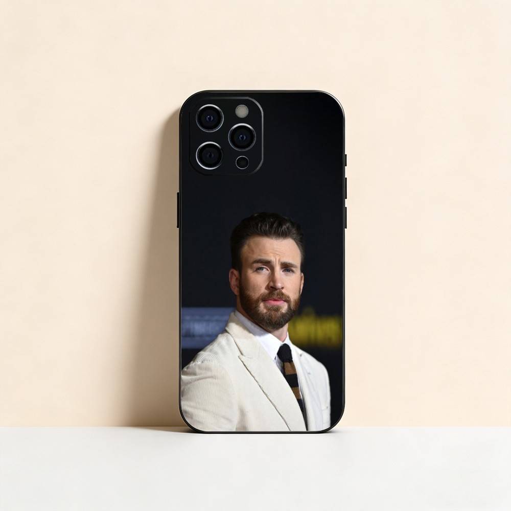 Крис Эванс (1) Чехол для телефона Силиконовый Мягкий Для IPhone 17 16 15 14 13 12 11 X XR Plus Pro Max Plus